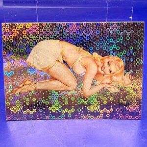 Varga Girl 43 Gatefold Dec 1945 Hologram Collector Card 1992 Hearst Pinup Art